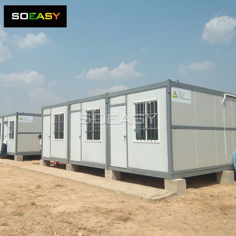 China Manufacturer Tiny Modular Prefab Home Mining Labor Site Camp Folding Container House Accommodation