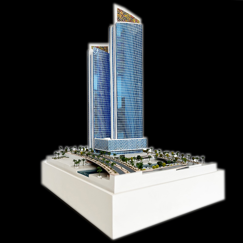 Office Building Scale Model View 3