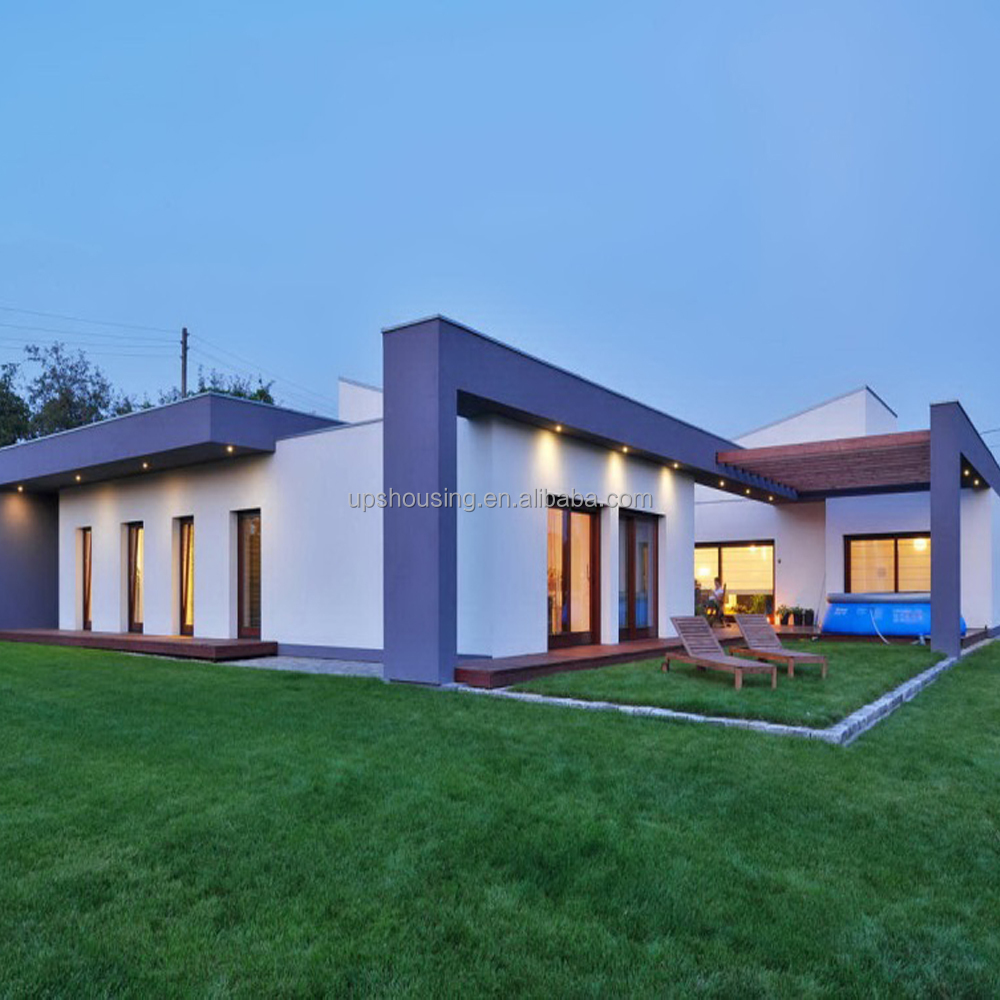 Econel Unique Design Water Resistant Ready Made Prefab Cement House Prefabricated Concrete Family Home