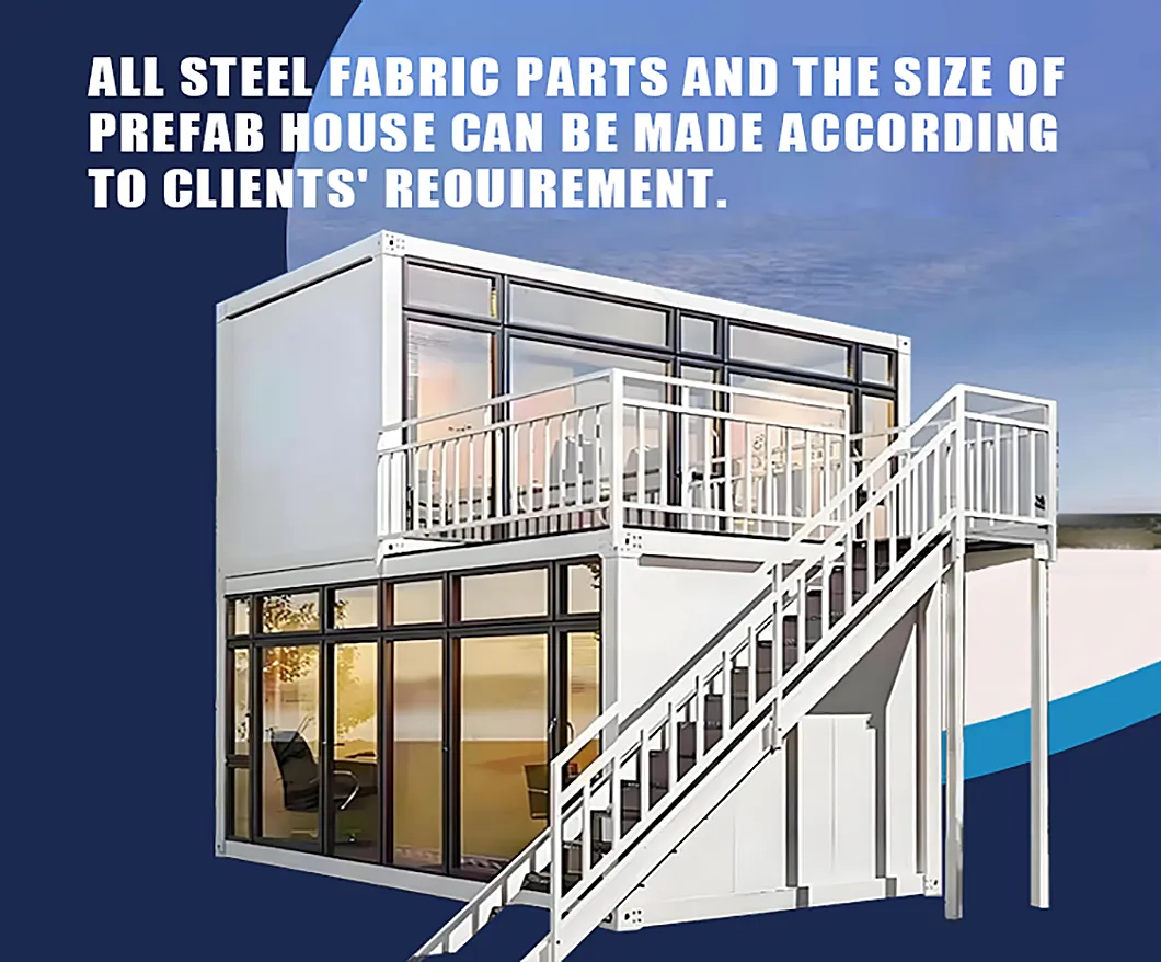 Flat Pack Expandable Modular Foldable Temporary Home Warehouse Modern Prefab Container House