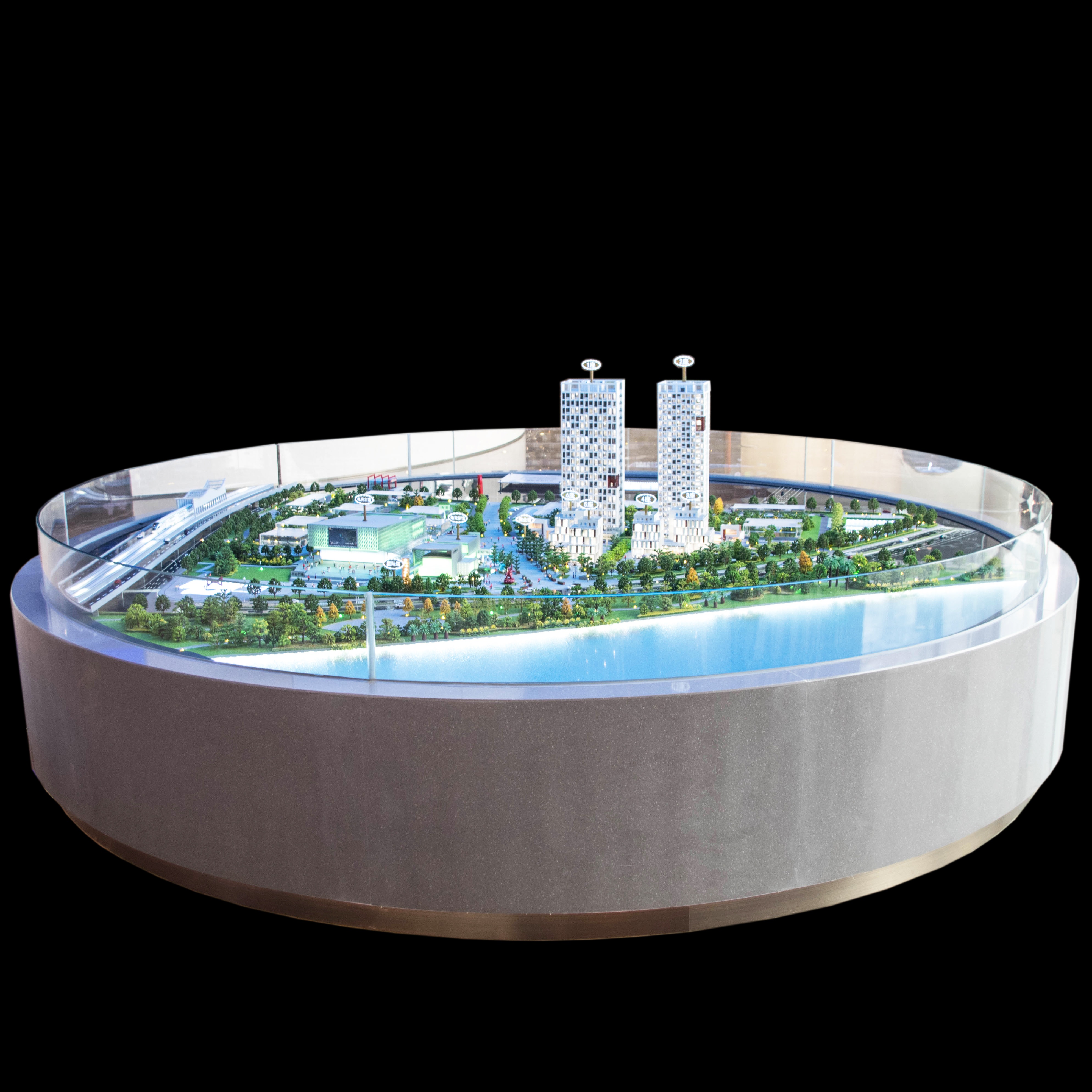 Office Building Model Skyscraper View 1