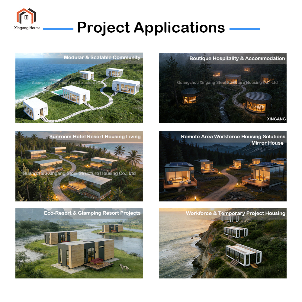 Easy Assemble Prefab Steel Frame Home Modular 2 3 Bedroom Luxury Tiny Triangle Houses Prefab House