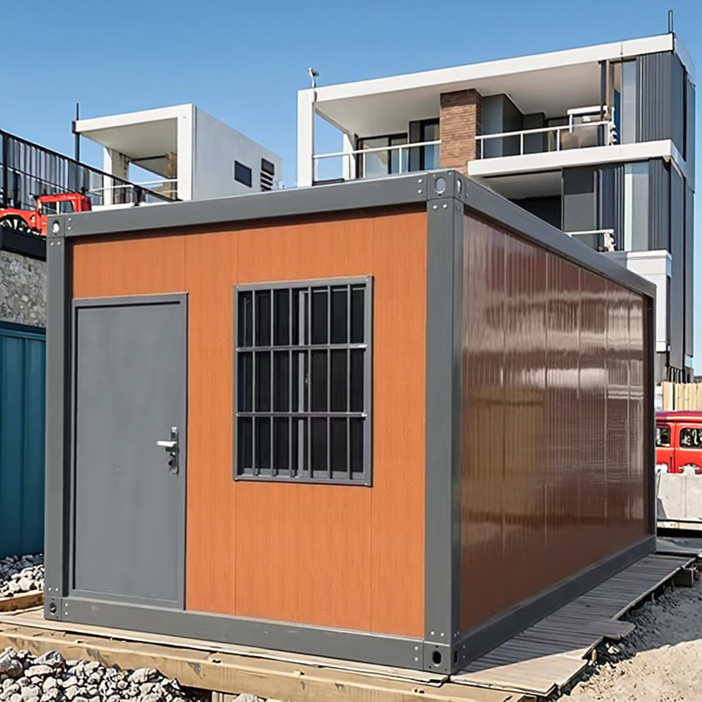 20ft Portable Office House Prefab Mobile Home Manufacturers Sale-Steel Modular Container for Humans