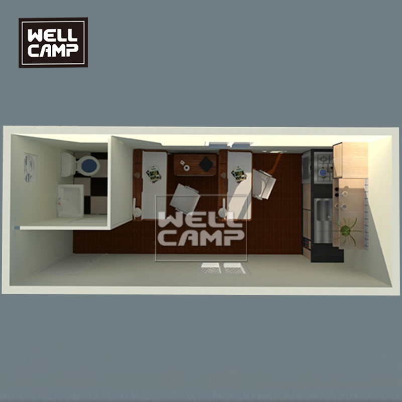 Rcep Prefabricated Container House Detachable Flat Pack Container House Office China Supplier Portable Cabin Movable Modular Container House Factory Price