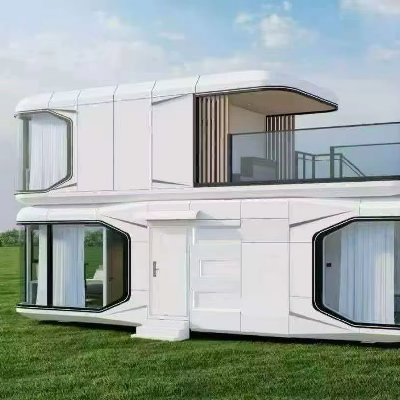 Modern Fashion Luxurious Design Camping Capsule Prefabricated Houses Capsule House Space Capsule With Intelligent System