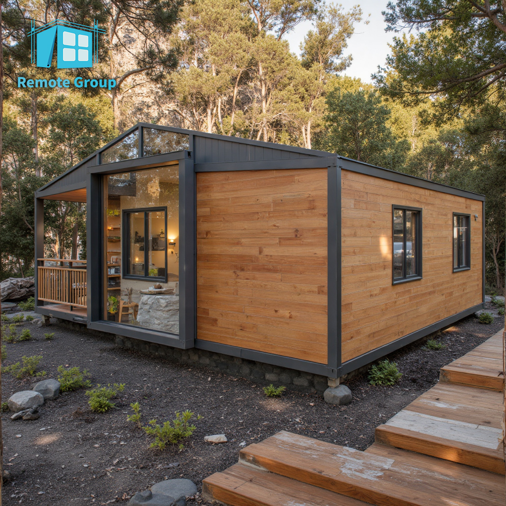 Remote Hot Sale Luxury Prefabricated House 40ft House Sleeping Container House for Hotel for Outdoor