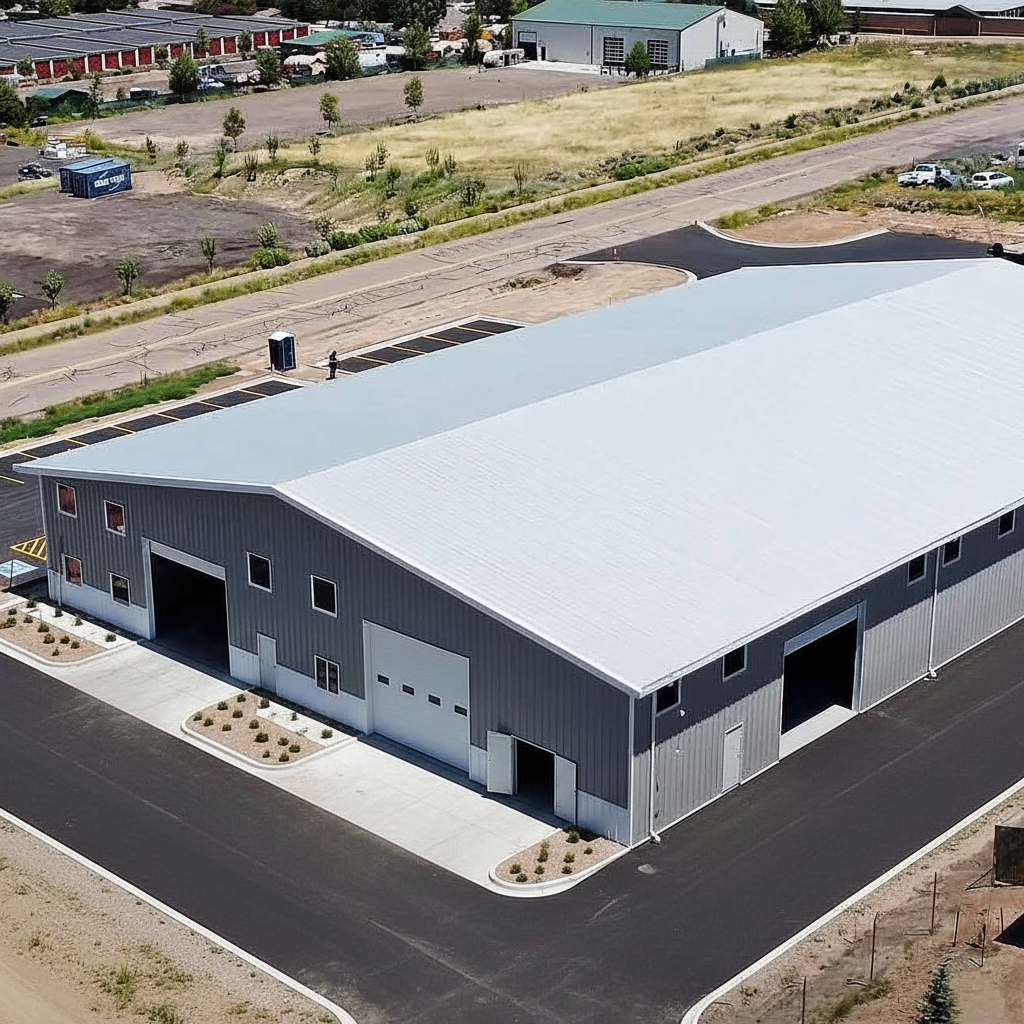 Modular Prefabricated Steel Structure Lightweight Modern Metal Frame Warehouse Logistics Factory Barn Kit for School Hospital