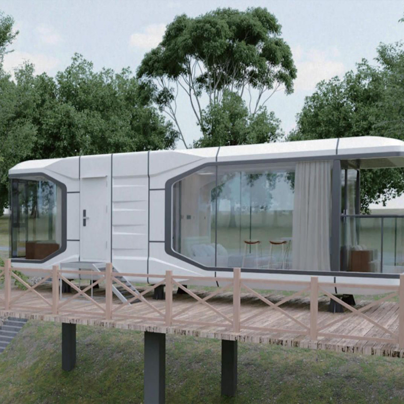 Luxury Movable Prefabricated Container Space Capsule Customizable Mobile Residences Container House Mobile Home Modular Space Capsule House