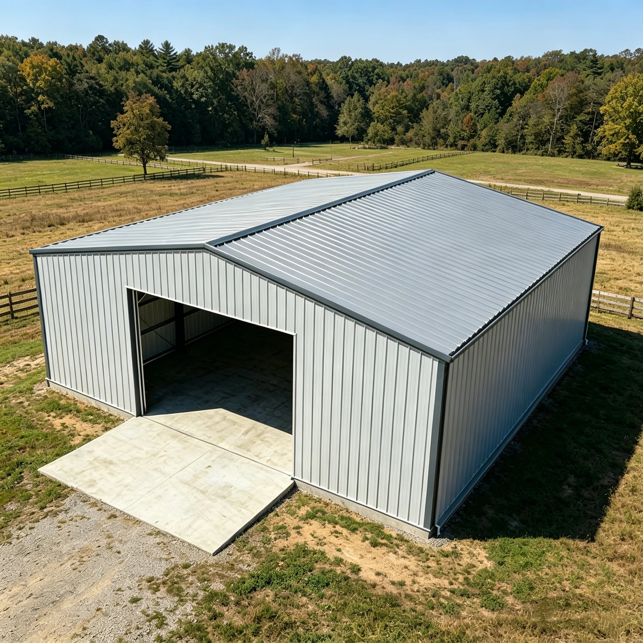 Low Cost Prefabricated Steel Structure Warehouse Workshop Building, Modular Industrial Factory Shed Design Q235B for Storage