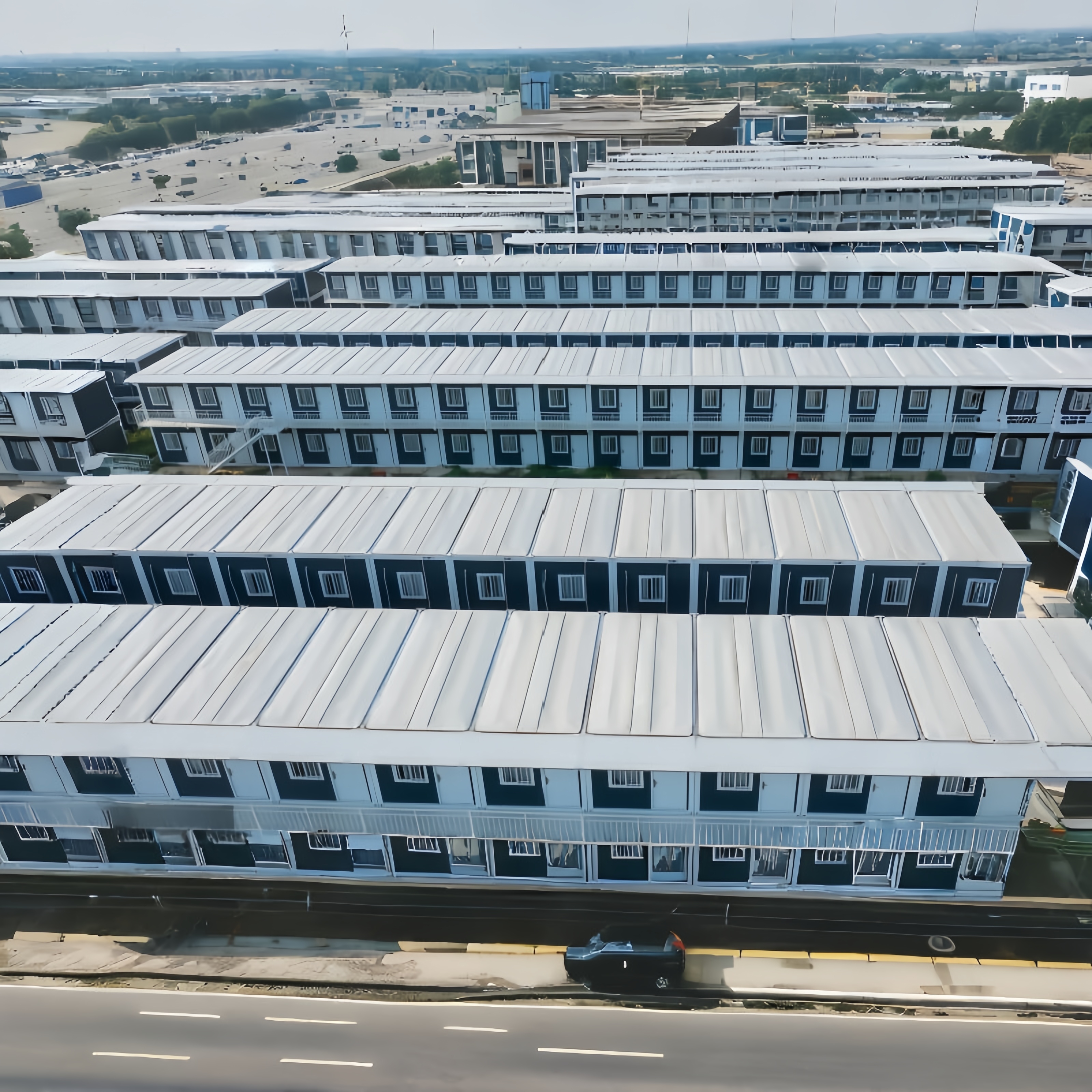 Fast Build Multi-Functional Steel Sandwich Panel Container House Prefab Modern Design Environmental Protection Temporary