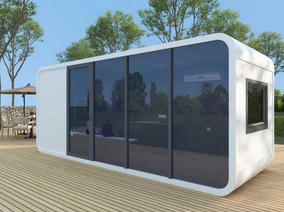 Cheap Tiny House Apple Cabin House Prefab Cabin House Prefabricated House Modular House for Office Hotel