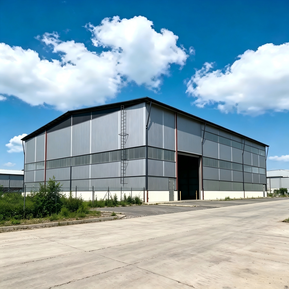 Earthquake Resistant And Windproof Industrial Steel Structure Warehouse Prefabricated Metal Building For Logistics Center