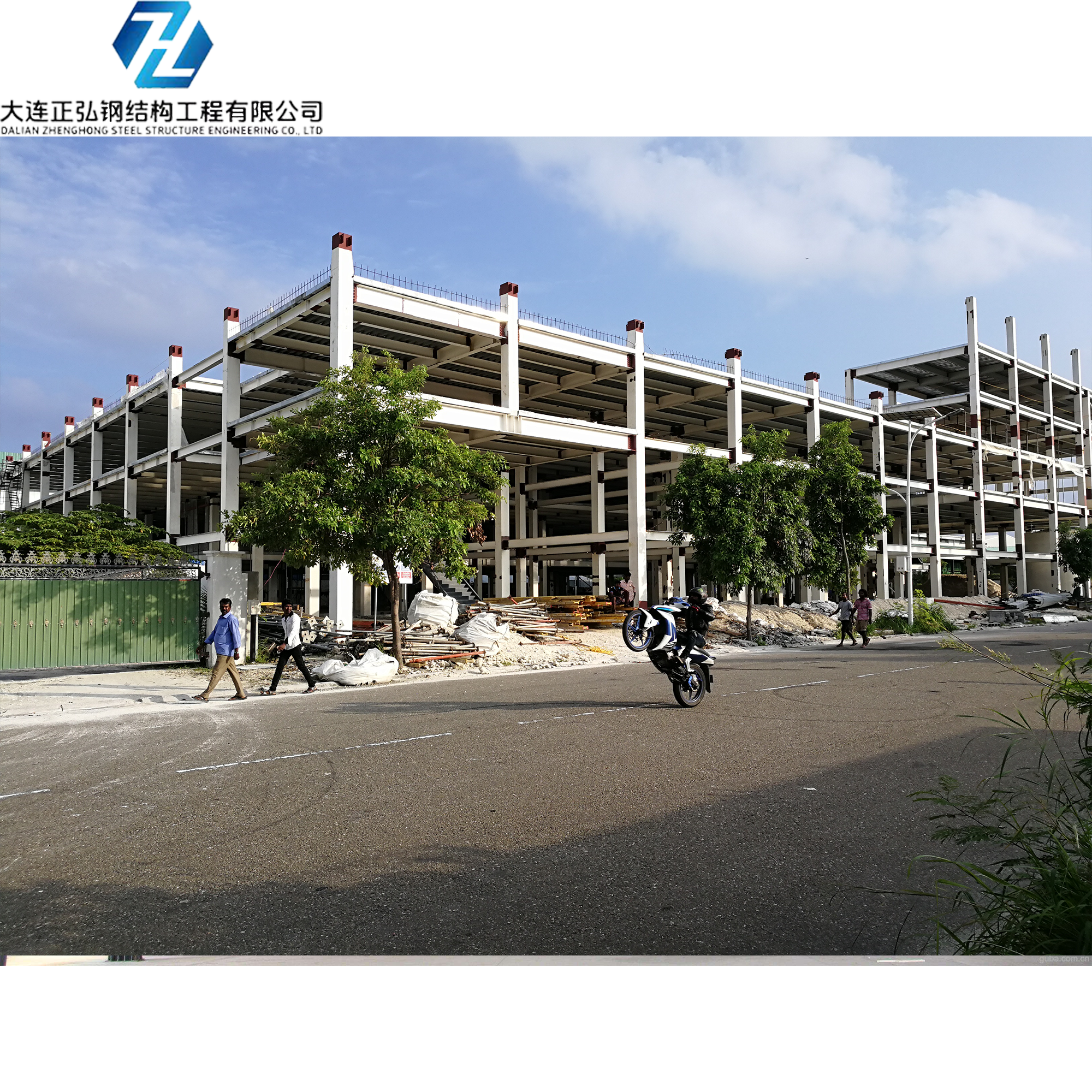 High Rise Multi Story Prefab Apartment Luxury Metal Steel Structure Modular Store Prefabricated Shopping Mall Building