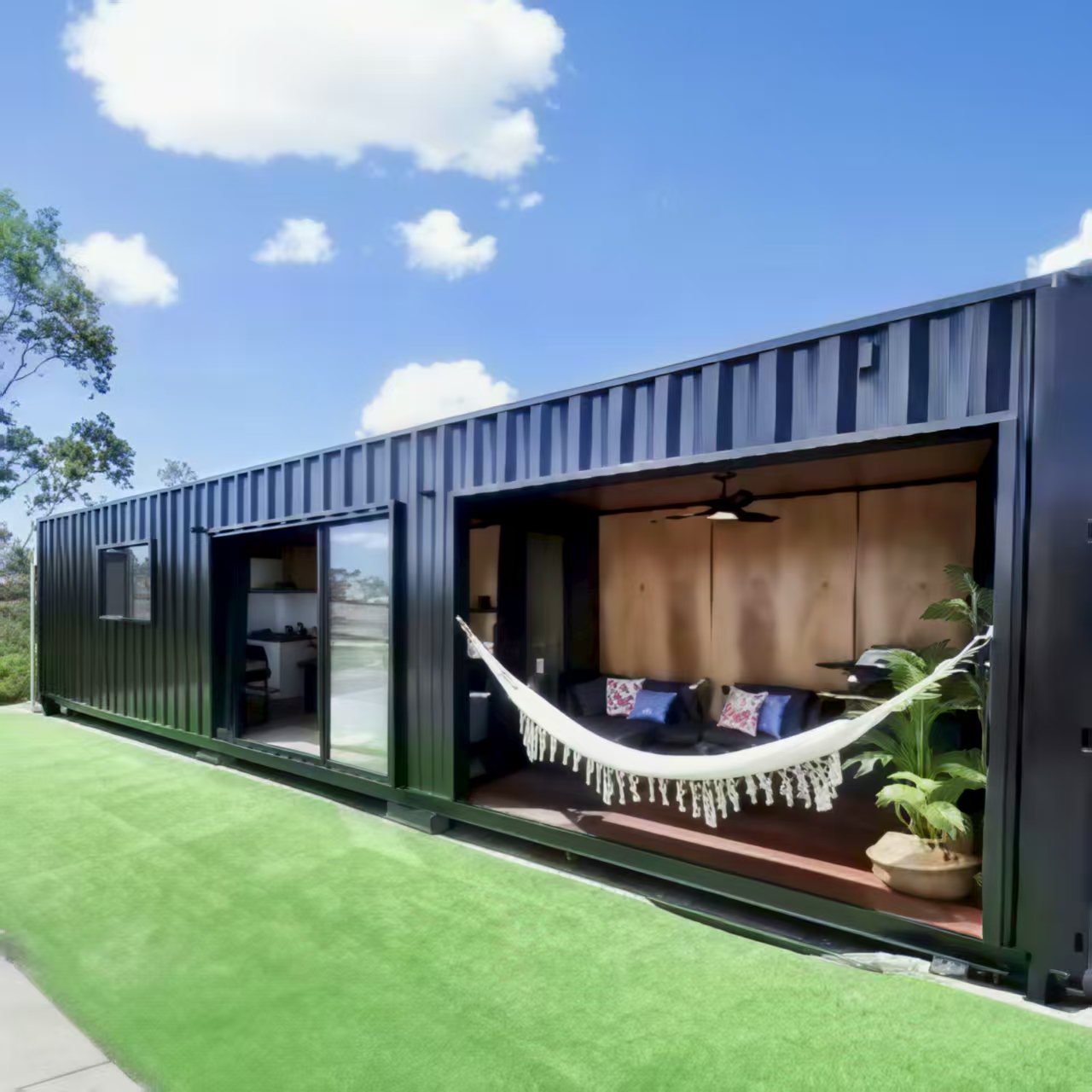 Sinoy Office Home Villa Hotel Shop 20ft 40ft Prefab Portable Customized Steel Two-story Luxury Container House