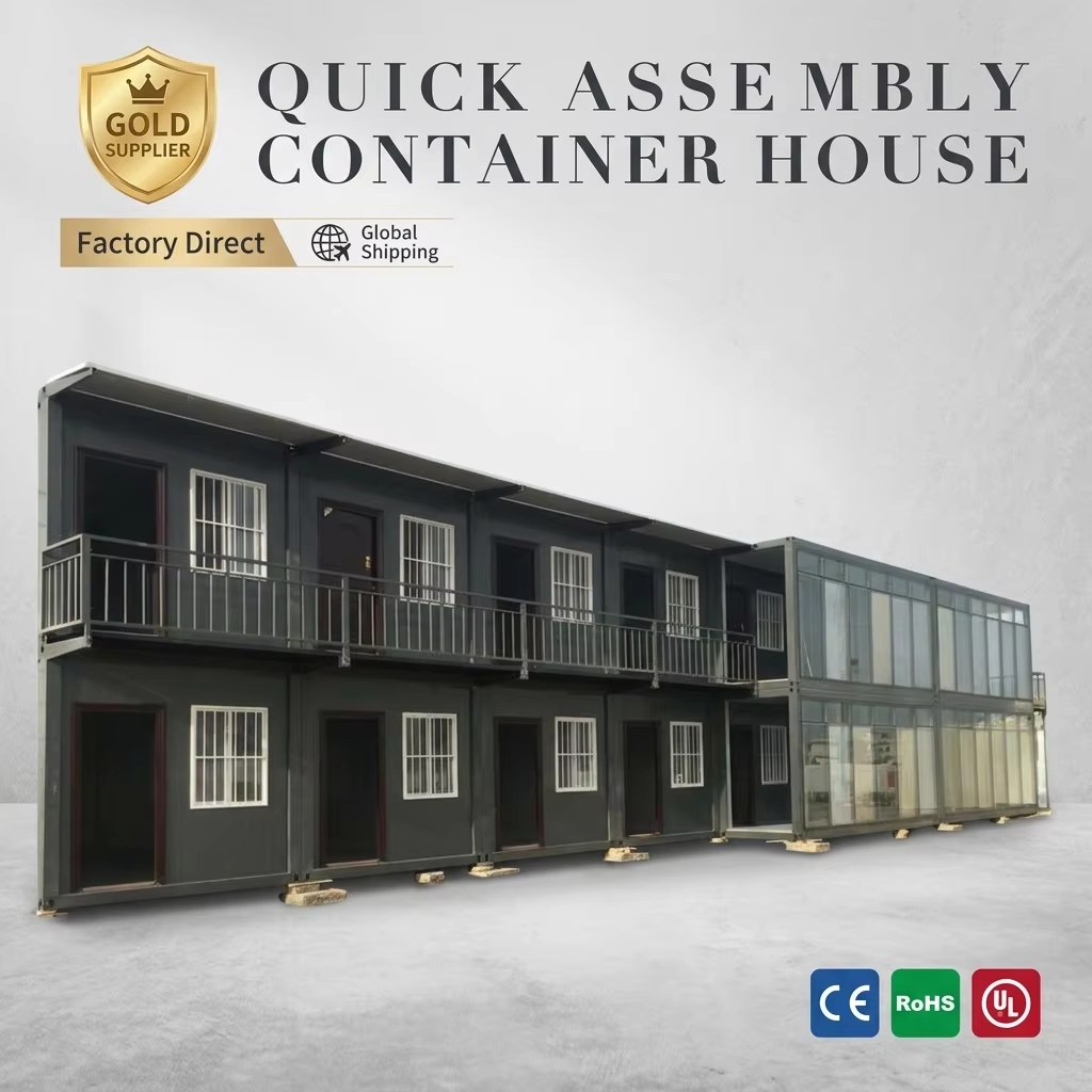 Rapid Deployment Flat Pack Container House Customizable Modular Dormitory for Worker Site Accommodation