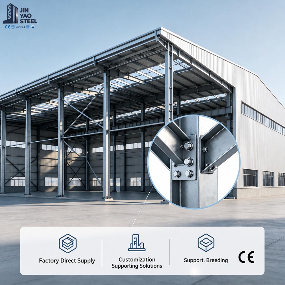 Prefabricated Steel Workshop Warehouse modular Prefabricated Industrial Fabrication Steel Structure Warehouse