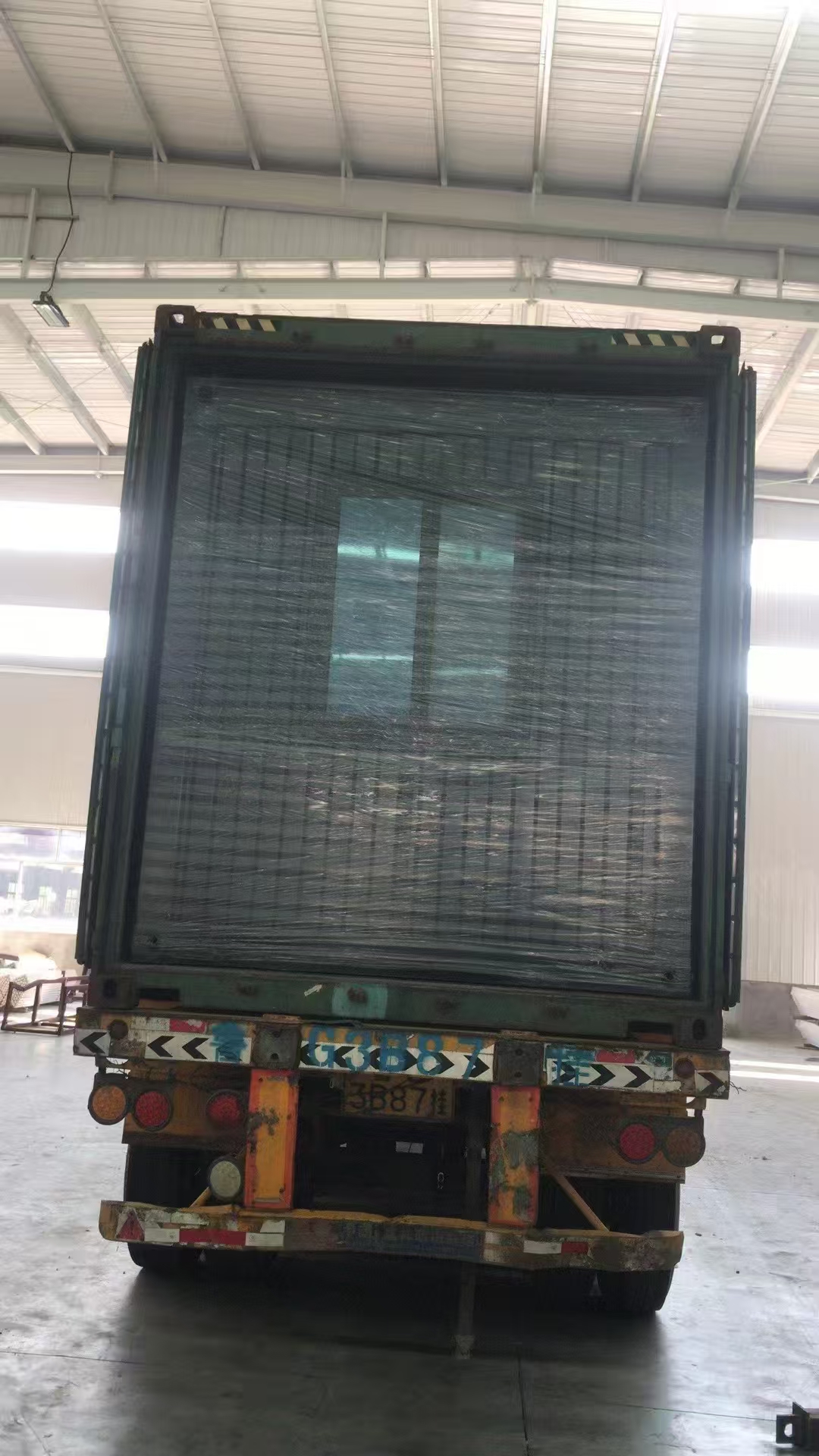 Modular Container House Unloading Onsite