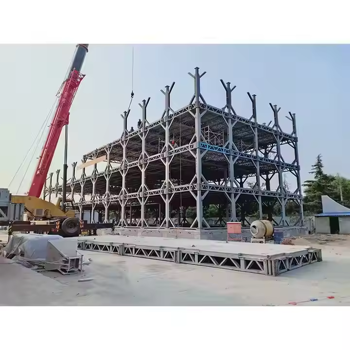 Self-Developed Assembly Light Steel Structure Modular Building Office Apartment Hospital Hotel Commercial Construction Buildings