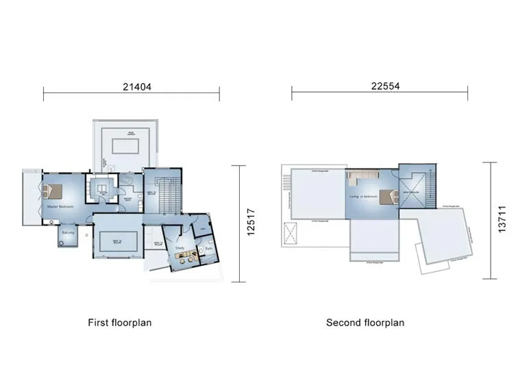 Modern Luxury Prefab House Villa Light Steel Structure Modular Homes Prefabricated Houses