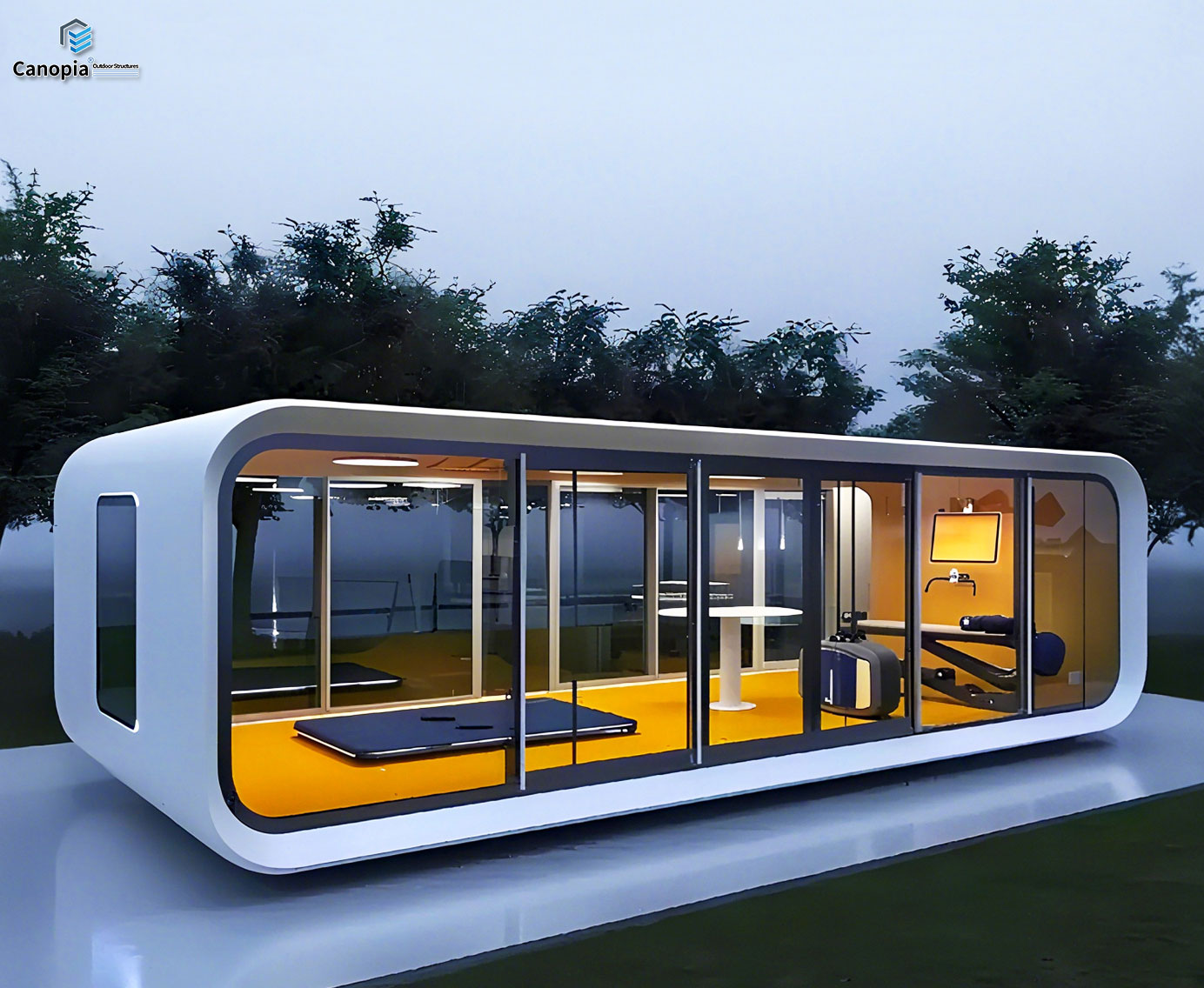 Modulares Houses Apple Cabin Modular Homes House Capsule for Sale Prefabricated Home Prefab Tiny Commercial Space