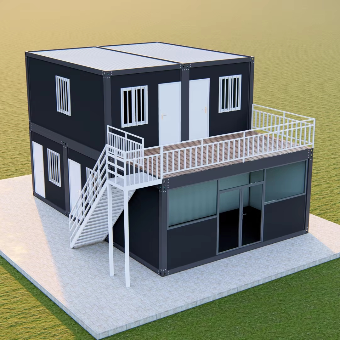 JHCE Prefabricated Villa Model Workshop High Quality Galvanized Light Gauge Steel Sandwich Panel Easy Assemble 2 Storey Modern 2