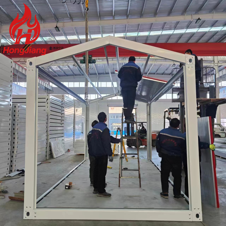 Detachable container house structure