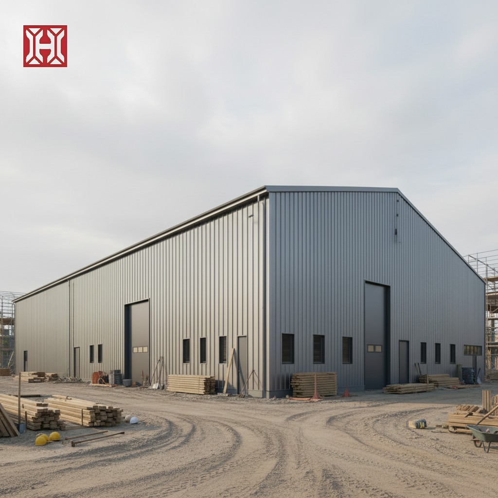 Modern Modular Steel Structure Warehouse Building for E-commerce Logistics Hub Hospital Workshop with Parametric Design