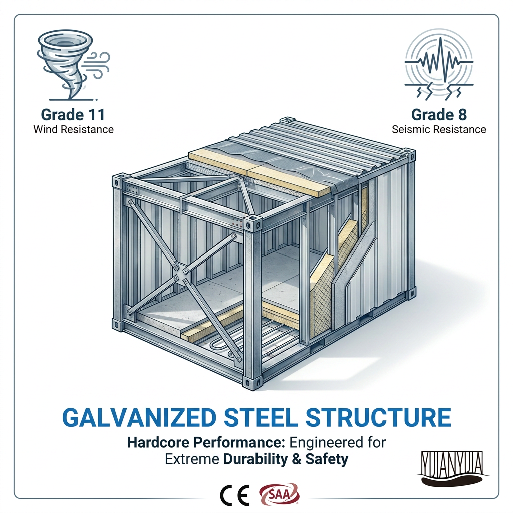Rapid Deployment Flat Pack Container House Customizable Modular Dormitory for Worker Site Accommodation