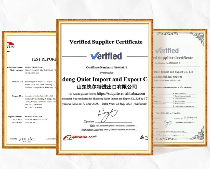 Quality Certificate