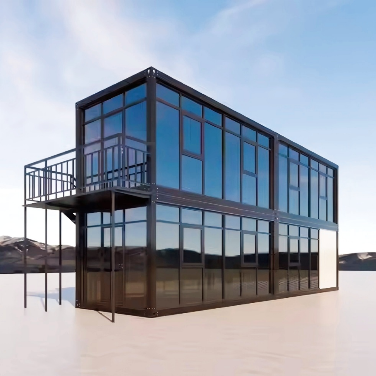 Luxury Portable Prefabricated Expandable Modular Steel Container House Modern Durable Quality Villa Application Low Price
