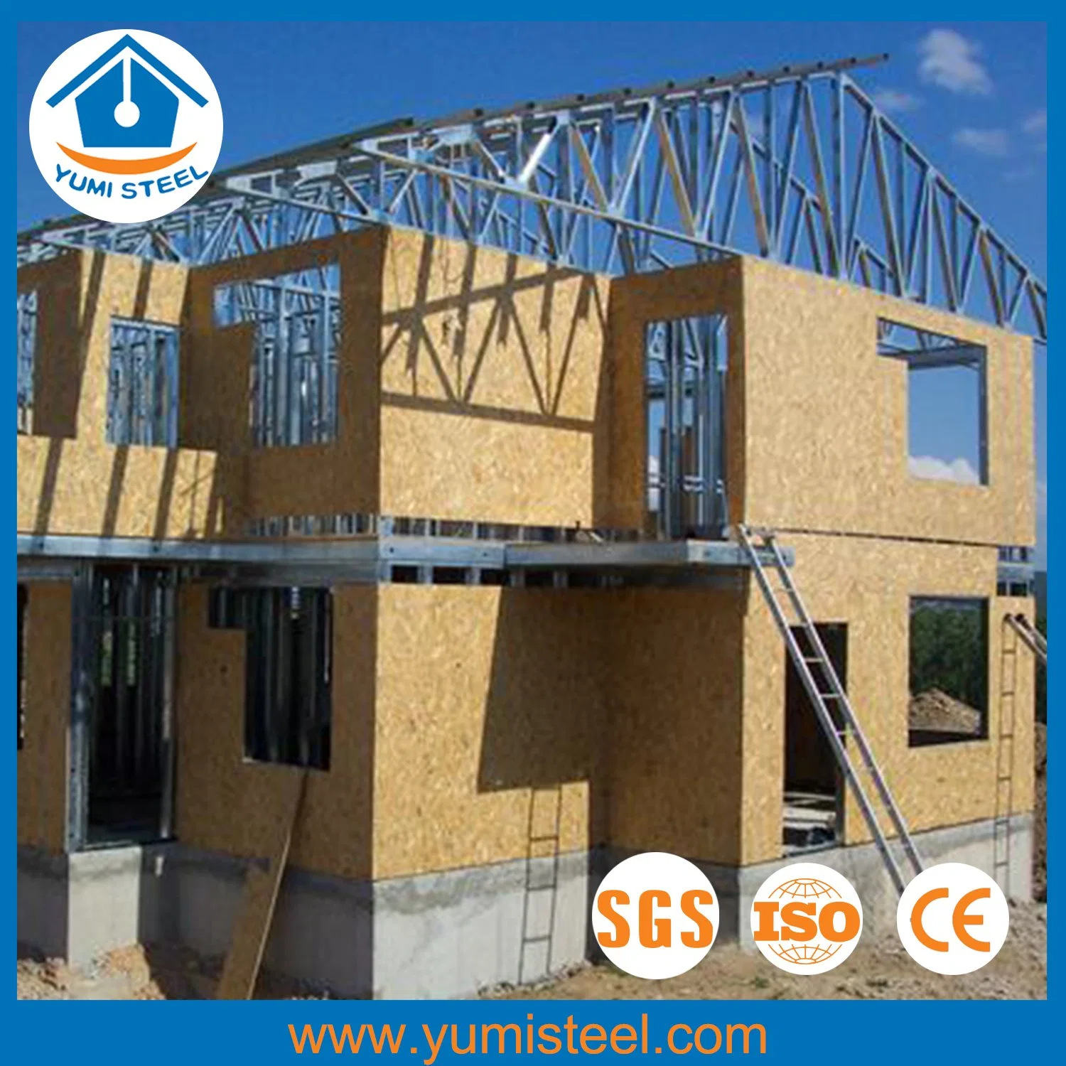 Modern Beach Modular Light Steel Villas/Homes for Living/Vocation