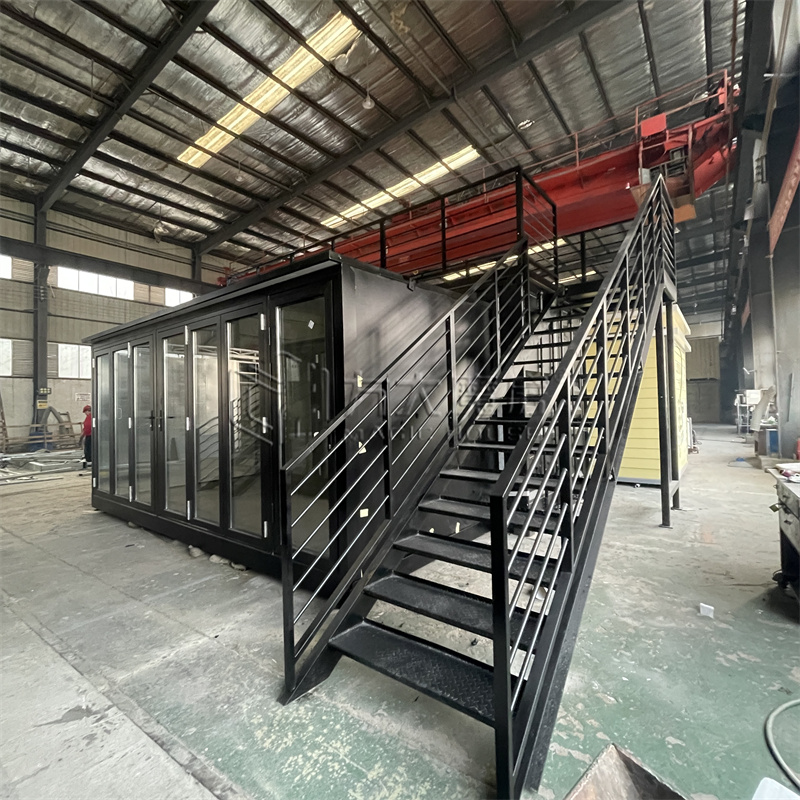 China Factory Price 20ft Prefabricated Expandable Container House Foldable Prefab Tiny Home 1 Bedroom Modern Design Shop Mall