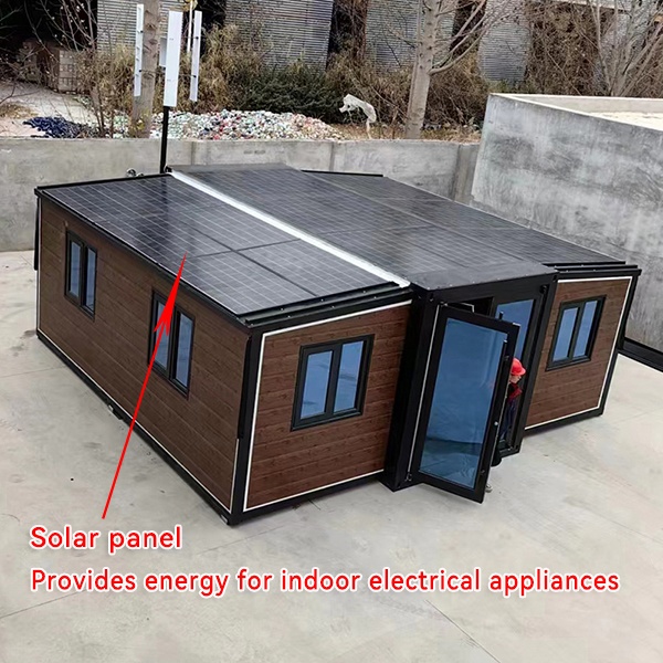 30Ft Expandable House Modular Prefab Capsule Home Luxury Folding Design Summer Building With Roof Terrace Coffee Shop Store