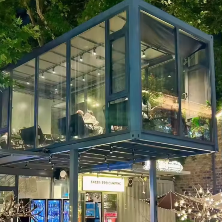 Portable And Movable Prefabricated 20 Ft Foot Length Shipping Containers Office 20ft