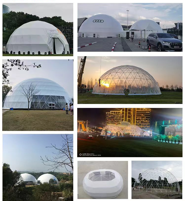Large dome tent for event