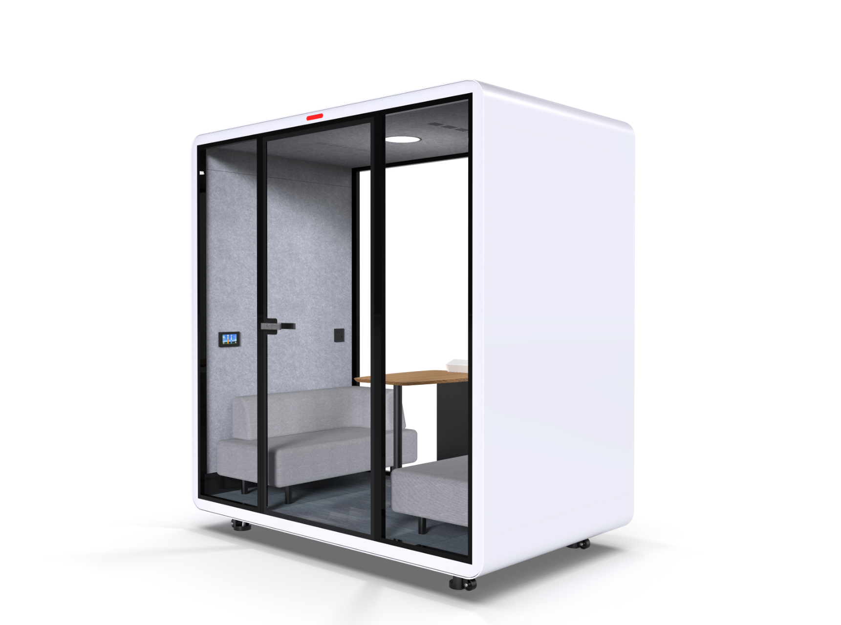 OMNI Modern Freestanding Modular Prefabricated Office Acoustic Pod Soundproof Privacy Booth Ventilation System Power Socket