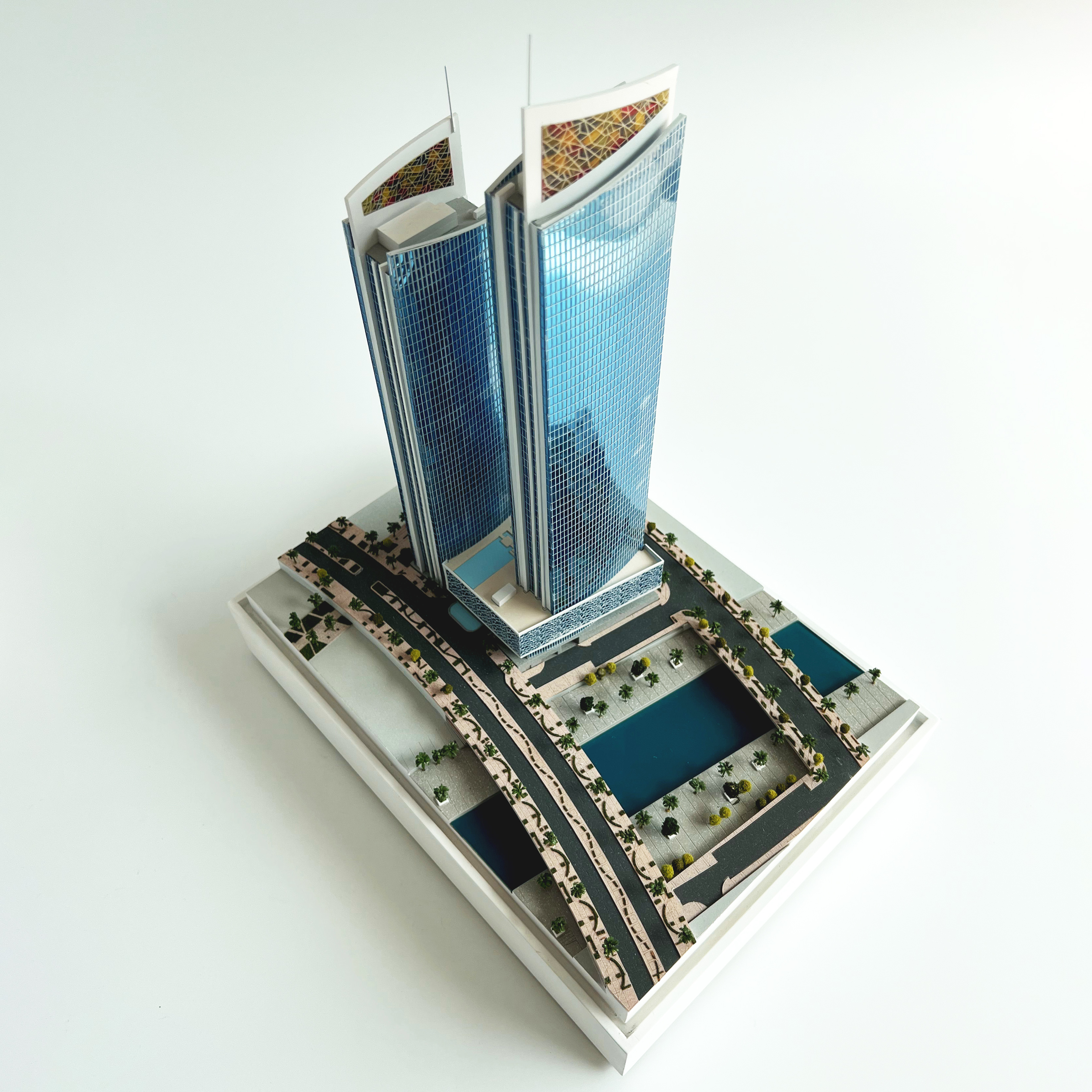 Office Building Scale Model View 2