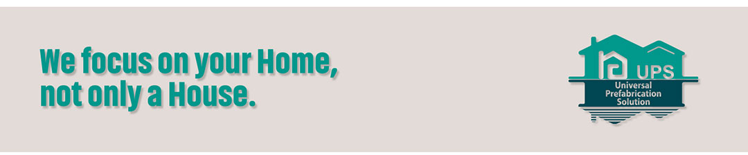 Modular house production banner