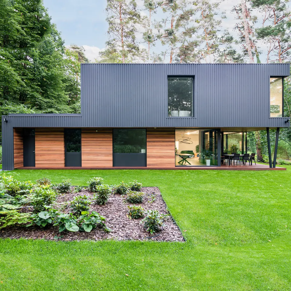 Modern Fast Delivery One Stop Solution Luxury 2 Storey Villa Fully Prefab Cement Precast Concrete Prefabricated Modular House