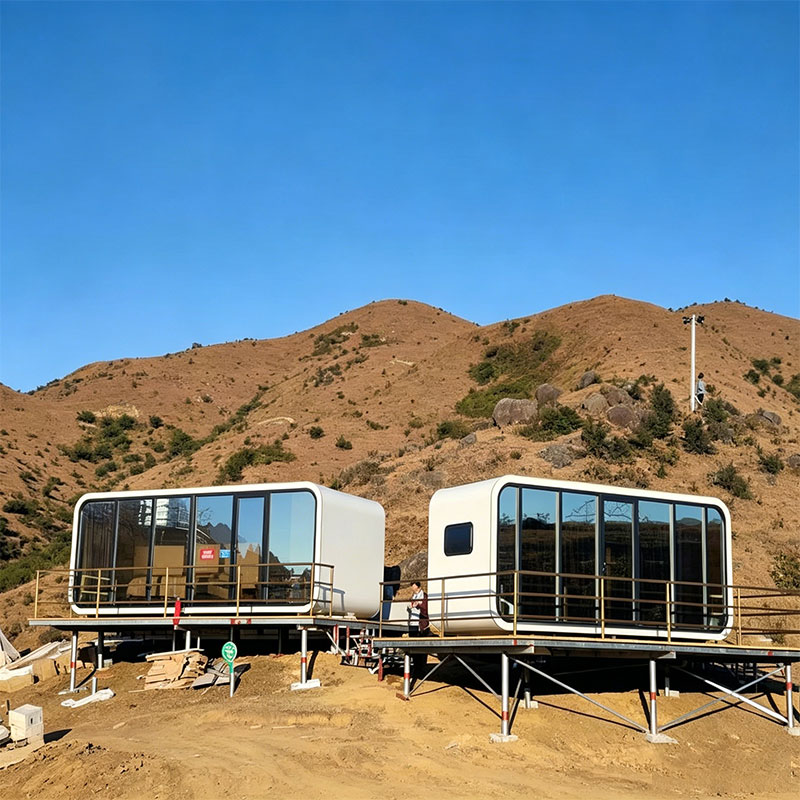 Mobile Modular Commercial Hotel Container Room Prefabricated Two-story Capsule Room Prefabricated Small House