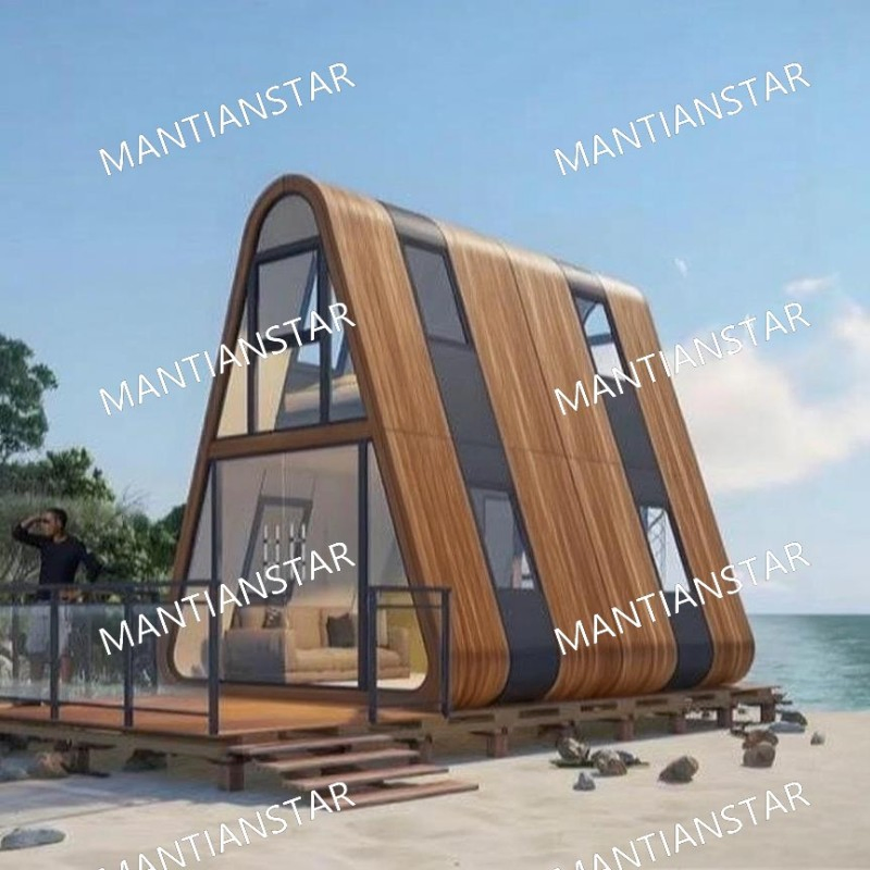 Modular Mobile Container House Modern Steel Structure Building House Modern Capsule House