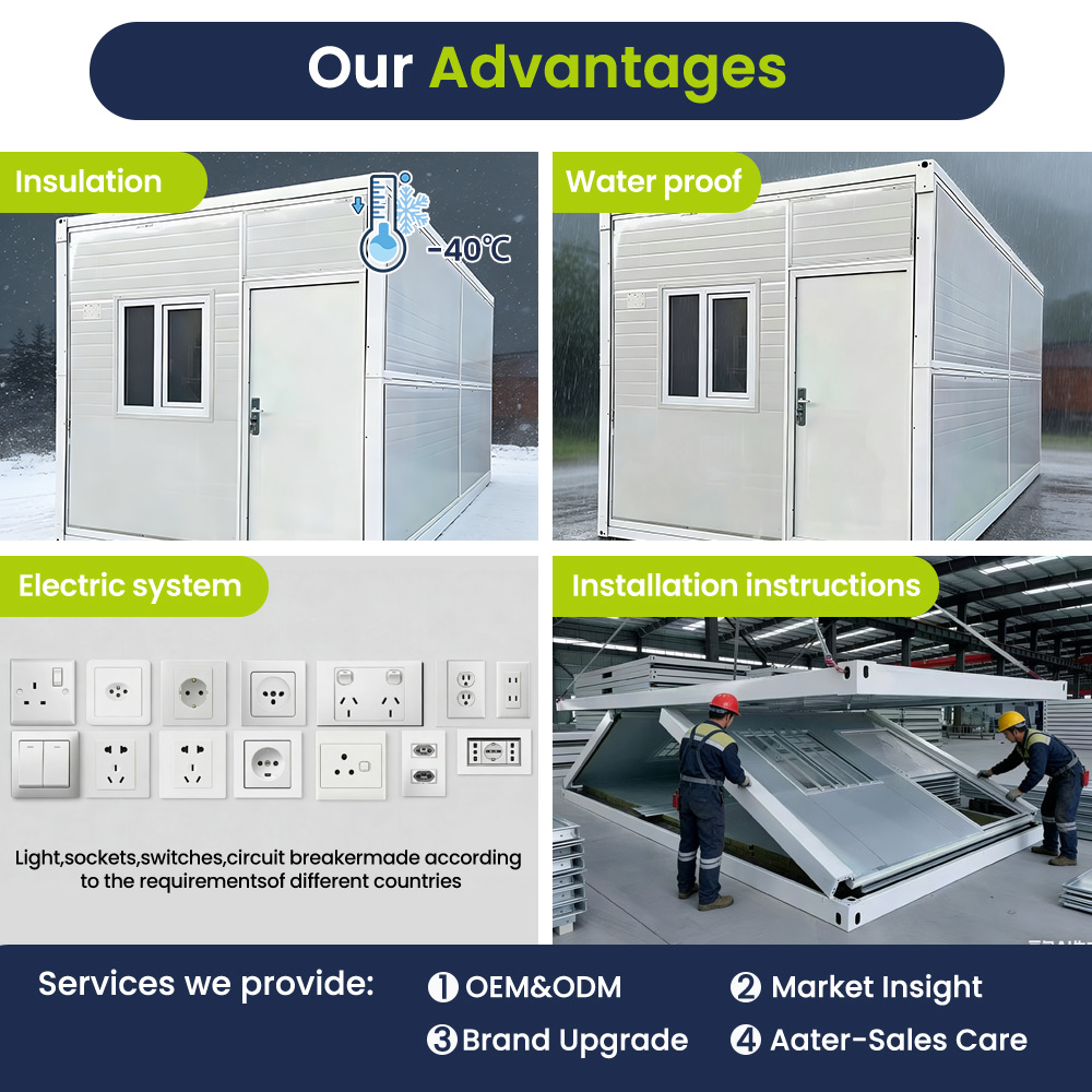 Zhongchen Detachable Modular Steel Mobile Office Cabin Prefab Unit Designed for Modern Container Style Living