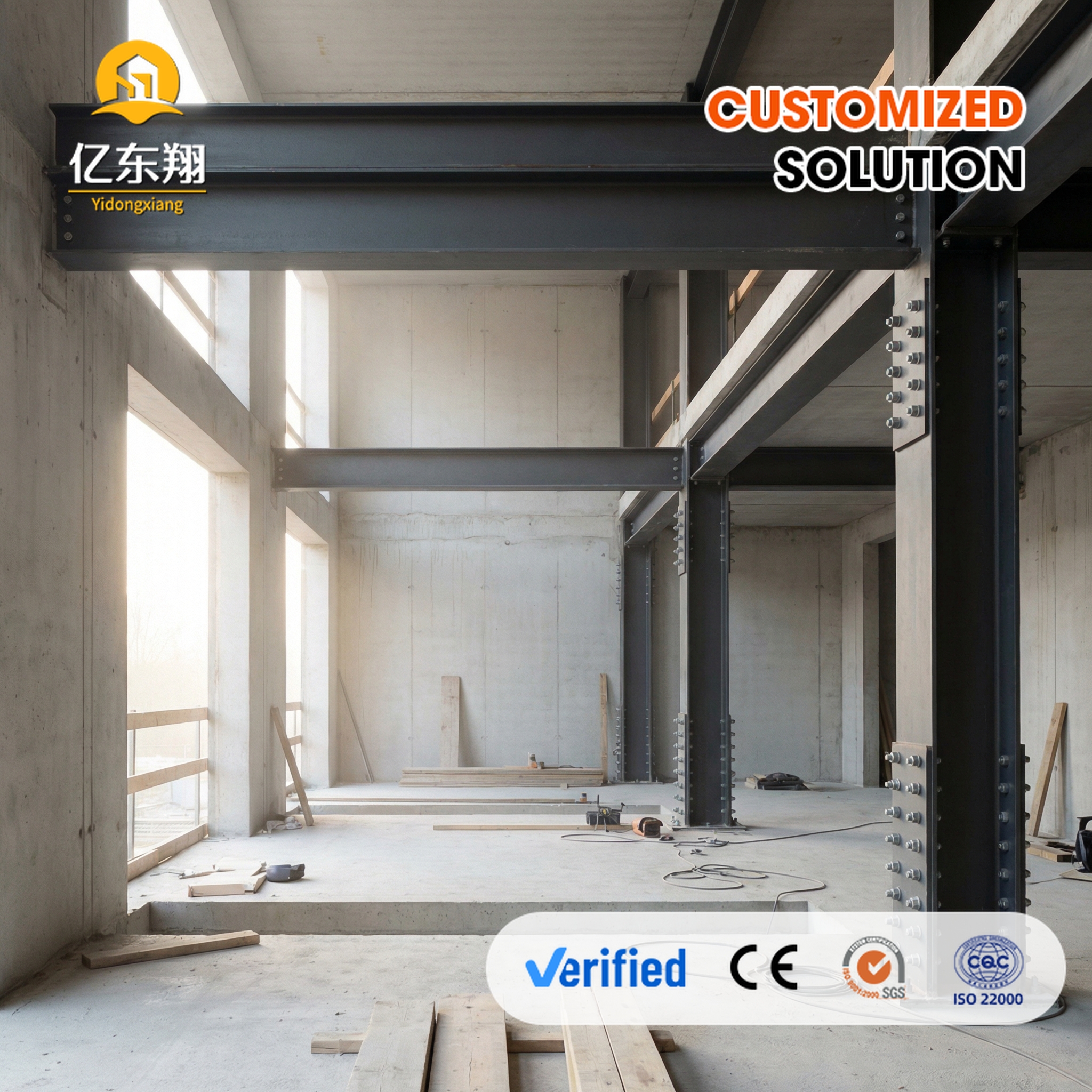 High End Prefab Steel Structure Apartment Building Modular Construction for Resort Hotel and Commercial Housing