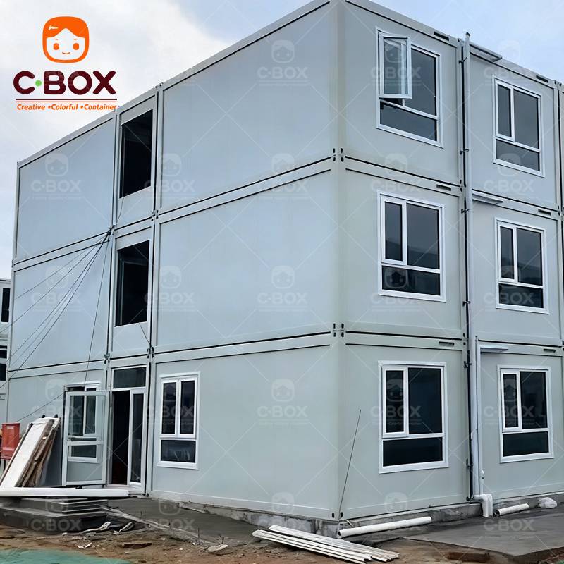 Cbox Wholesale Prefab Modular Worker Dormitory Construction Site Office Buildings Easy Assemble Flat Pack Container House