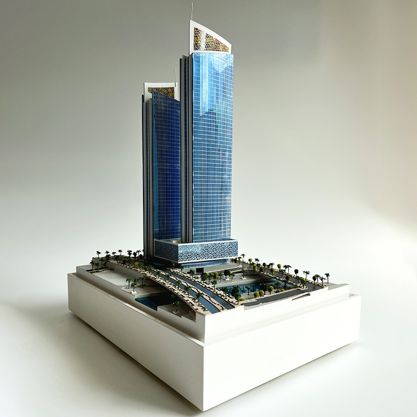Office Building Scale Model View 1