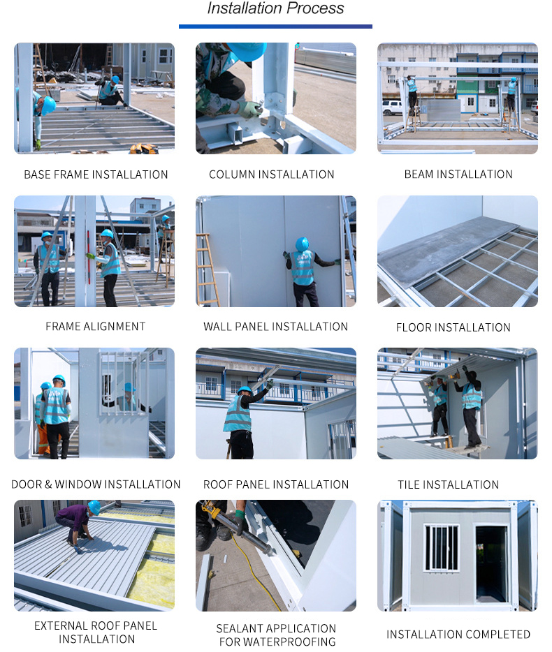 Prefabricated Steel Sandwich Panel Commercial Container House for STORE Building and Shop Use Kiosk Shops