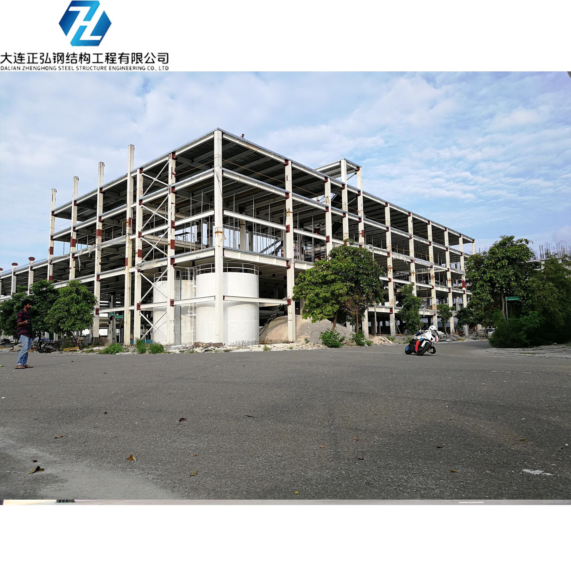 High Rise Multi Story Prefab Apartment Luxury Metal Steel Structure Modular Store Prefabricated Shopping Mall Building