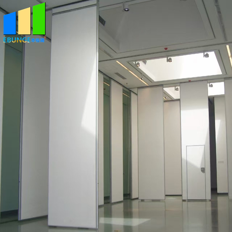 Floor to Ceiling Hanging System Sliding Aluminium Operable Movable Folding Acoustic Partition Wall