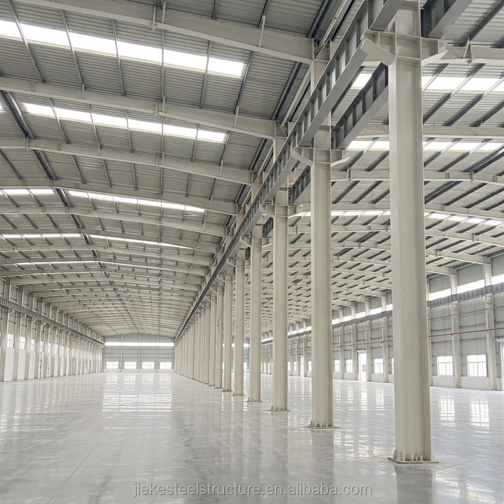 Eco-friendly Quick Assembly Industrial Modular H Beam Metal Prefab Steel Structure Building Workshop Warehouse Shed Office