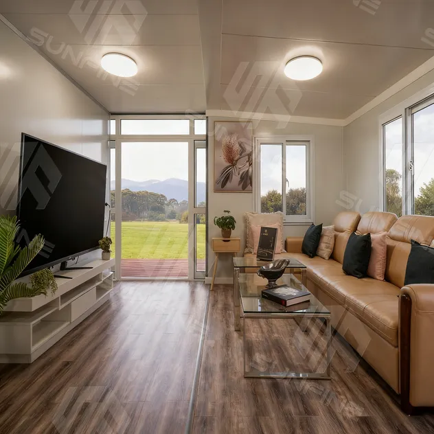 Portable Tiny Home 2 Bedroom Prefab House Modular Prefabricated Expandable Container House